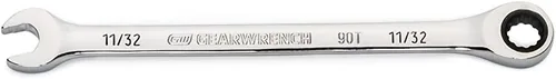 Miniatura 22 de GEARWRENCH Llave combinada de trinquete de 12 puntos con arco oscilante de 4 grados de 1/2" - 86945 (paquete de 2)