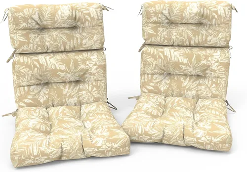 Miniatura 16 de Cojines Adirondack para sillas de patio con respaldo alto para exteriores, cojines Adirondack para jardín, porche, uso en sillas de oficina en casa