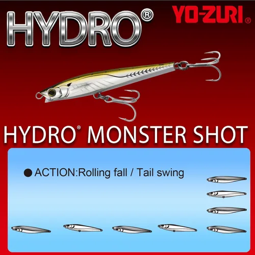 Miniatura 3 de Yo-Zuri Hydro Monster Shot Hundimiento azul rosa