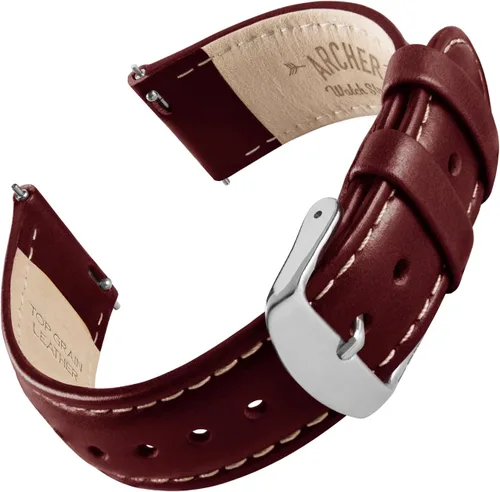 Miniatura 11 de Archer Watch Straps - Correas de reloj de liberación rápida de cuero de grano superior