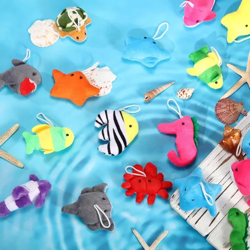 Miniatura 5 de Hungdao 500 piezas de mini animales de peluche, surtido de mini animales a granel, juguetes de animales pequeños, regalos de carnaval, premios