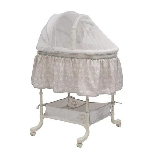 Miniatura 4 de Delta Children Mosquitera para asientos de coche infantiles, cochecitos y moisés Transpirable con red elástica para un fácil ajuste Blanco