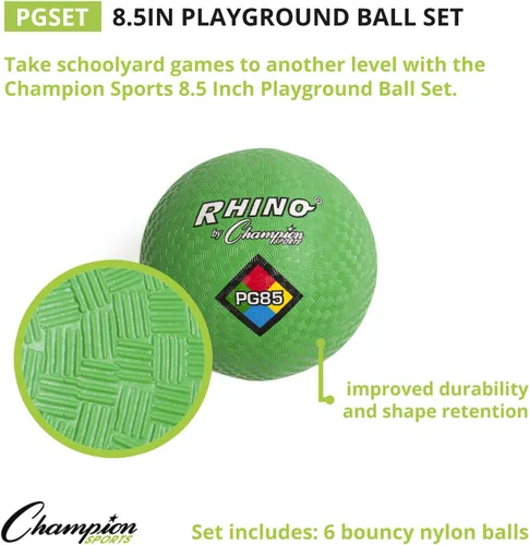 Miniatura 3 de Champion Sports - Pelotas de juegos de Rinoceronte -disponible en varios colores y tamaños, 8.5 pulgada