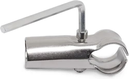 Miniatura 7 de Abrazadera en T para riel de extremo de valla de 1 pulgada, piezas de valla de enlace de cadena de acero inoxidable, abrazadera de tubo con perno