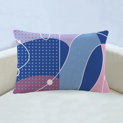 Miniatura 8 de Funda de almohada estampada, respaldo de dormitorio, almohada cuadrada con patrón de alce nórdico moderno, decoración para el hogar y la sala