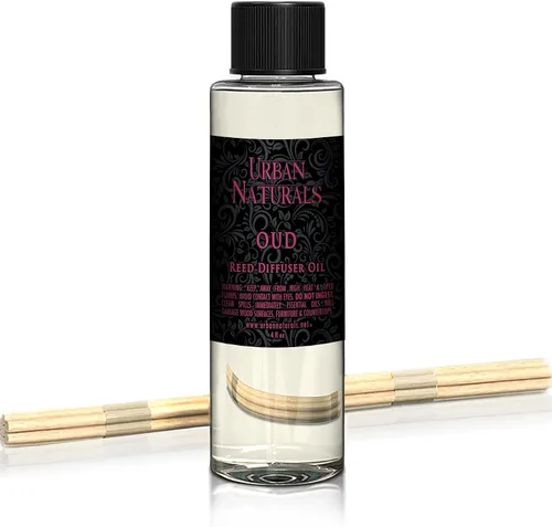 Miniatura 66 de Urban Naturals Recambio de aceite difusor de varillas ámbar y lavanda, lavanda relajante, ámbar cálido, aroma calmante para habitación, 4 onzas +