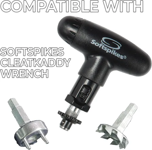 Miniatura 5 de Softspikes Silver Tornado Fast Twist 3.0 - Estacas de golf - Blanco transparente - 18 unidades - También se adapta a los sistemas de tacos Tri-Lok