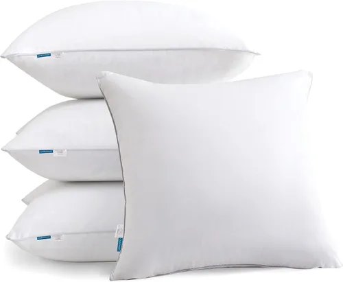 Miniatura 11 de Oubonun Paquete de 2 rellenos de almohada lumbar de 12 x 20 pulgadas, 100% algodón, transpirable, funda rectangular de cojín cuadrado, cojines