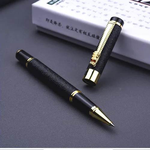 Miniatura 3 de Ancolo Bolígrafos clásicos de punta media personalizados, grabados con el nombre de tu mensaje, número de teléfono para diario y escritura