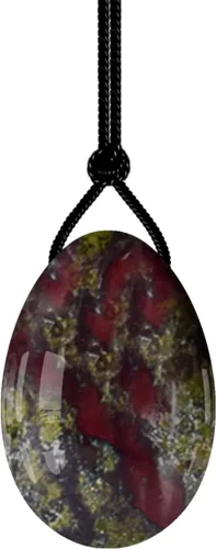 Miniatura 13 de Yoni - Huevos de cuarzo rosa de jade para mujer, bolas de amatista perforadas para mujer, huevos de Kegel de cristal natural, cornalina, M-1.6x1.0 in
