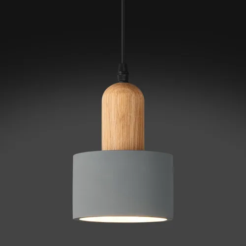 Miniatura 10 de Lámparas colgantes modernas de cemento blanco araña de luces lámparas de techo de madera para isla de cocina dormitorio comedor sala de estar bar