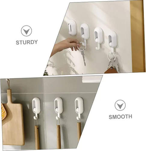 Miniatura 8 de 4 ganchos universales giratorios para toallas, gancho para toallas, colgador de pared, faroles, colgador de cocina, ganchos para colgar en la pared
