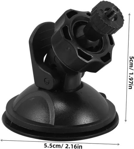 Miniatura 9 de ABOOFAN Espejo retrovisor Dash Cam Mount Dash Cam Soporte de montaje para cámaras base de ventosa de coche