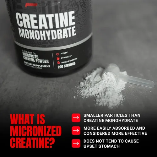 Miniatura 4 de ProSupps Monohidrato de creatina en polvo para hombres y mujeres, sin sabor, 5000 mg de creatina micronizada, suplemento de entrenamiento