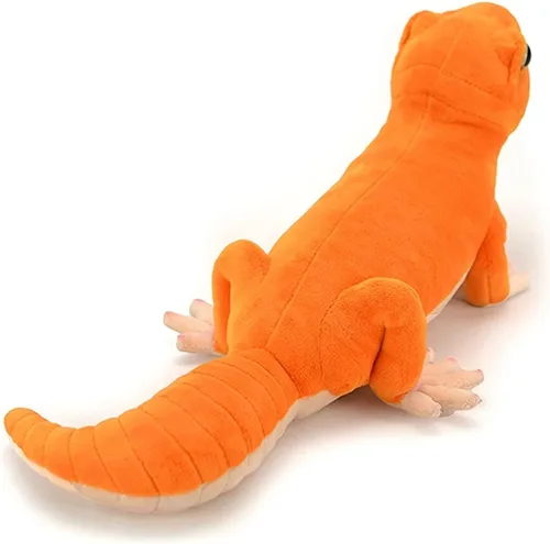 Miniatura 5 de Tiny Heart Juguete de peluche Gecko de cola gecko de simulación, 15.74 pulgadas, súper suave y lindo, figura de animal de peluche realista