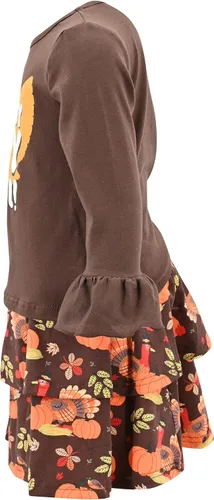 Miniatura 3 de Unique Baby Girls 2pc Skirt Set Outfit Long Sleeve Top with Skirt