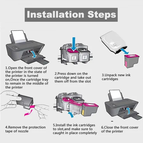 Miniatura 5 de SanSeCai remanufacturado para cartuchos de tinta HP 652 XL HP652 Cartucho de repuesto Deskjet Advantage 1115 2135 2136 3635 3636 4535 4675 5275