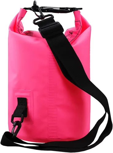 Miniatura 2 de 2L/3L/5L/10L/15L/20L/30L 500D Lona resistente PVC impermeable bolsa seca saco para kayak/canoa/pesca/rafting/natación/campamento/snowboard Rosado