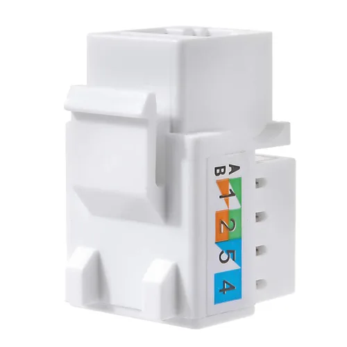 Miniatura 4 de TENINYU Paquete de 10 conectores RJ45 Keystone Jack 568A/568B, adaptador Keystone compatible con conector Cat 6/5e/5, conector Keystone Cat6