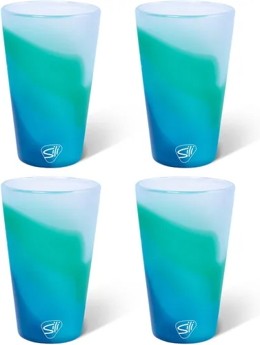 Miniatura 7 de Silipint Vaso de pinta de silicona de 16 oz – Vaso reutilizable irrompible sin BPA de silicona – Apto para lavavajillas, microondas y congelador