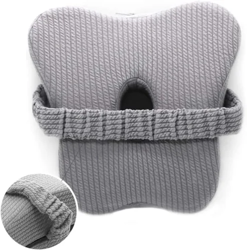 Miniatura 5 de Almohada de rodilla mejorada para personas que duermen de lado con correa elástica, almohada de piernas de espuma viscoelástica, ideal