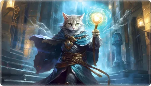 Miniatura 127 de Alfombra de juego con zonas para juego de cartas MTG, alfombras de juego de mesa, alfombras de juego de mesa de Magic, 61x35.5 cm, alfombra de juego