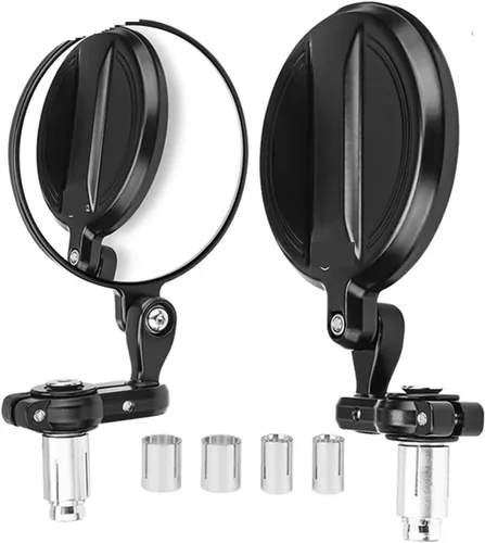 Miniatura 3 de Espejo de motocicleta compatible con MT07 MT09 R1 R3 compatible con Cafe Racer CB125R CBF125 Z900 Z750 Scooter Espejo de bicicleta