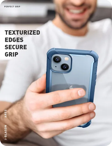 Miniatura 7 de i-Blason Ares - Funda diseñada para iPhone 14 Plus de 6.7 pulgadas (versión 2022), funda transparente resistente de doble capa con protector