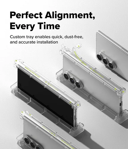 Miniatura 4 de Ringke Hinge Dual Easy Pro Film compatible con Samsung Galaxy Z Fold 7 Protector de bisagra (no protector de pantalla), cubierta adhesiva de TPU