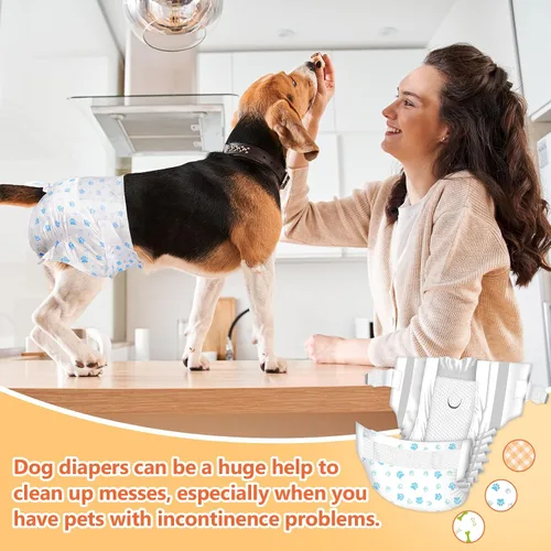 Miniatura 7 de Pet Soft, pañales desechables para mascotas, perros, cachorros, 12 unidades, 72 pañales, XXS- XL