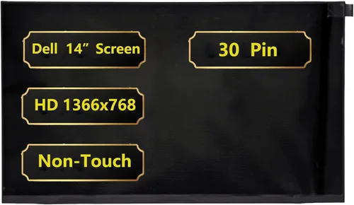 Pantalla de repuesto de 14 pulgadas para Dell Latitude 3420 3430 3440 5400 5410 5420 5430 portátil LCD pantalla no táctil, HD 1366 x 768, 30 pines,