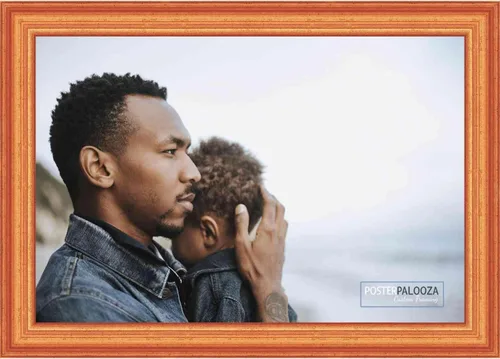 Miniatura 11 de Poster Palooza 4x10 Traditional Gold Complete Wood Picture Frame with UV Acrylic Plexiglass, Foam Board Backing & Hardware Included - 4x10 Inch Frame