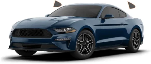 MotoShield Pro Película de tinte de cerámica profesional prémium de 2 mil para Ford Mustang convertible 2015-2021 (conductor trasero/pasajero 5%)