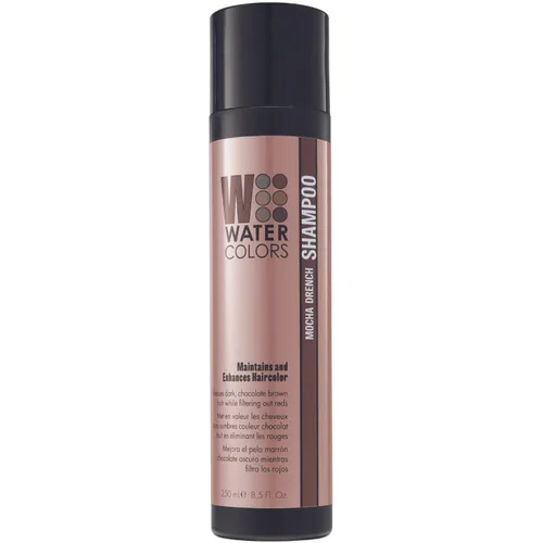 Watercolors Champú Depositante de Color, Color de Cabello Semi Permanente 8.5 oz - MOCHA DRENCH