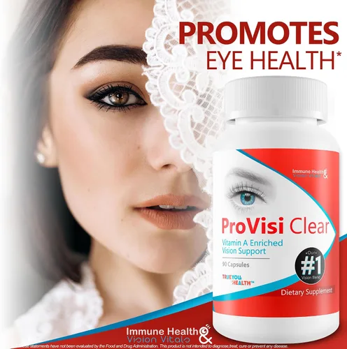 Miniatura 5 de Pro VisiClear For Eyes - Suplemento de visión enriquecido con vitamina A - Apoyo a base de vitaminas para apoyar la visión naturalmente