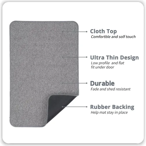 Miniatura 2 de Bosap Alfombra de Baño, Alfombras Corredoras de Baño Ultra Delgadas, Alfombras de Baño Grandes para Baño, Secado Rápido, Antideslizante, Lavable a