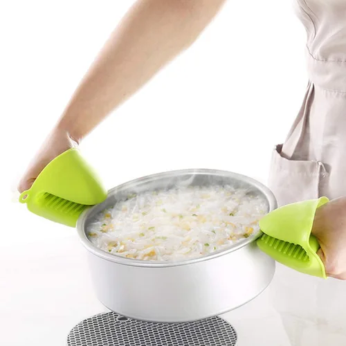Miniatura 7 de NEPAK 4 pares de agarres de silicona para cocinar y hornear