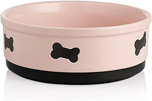 Miniatura 48 de Sweejar Cuencos de Cerámica para Perros, Plato de Comida para Perros Pequeños y Gatos, Cuenco de Porcelana Resistente para Mascotas para Comida