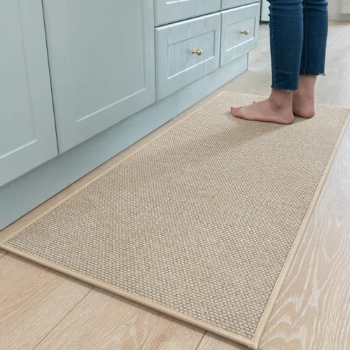 Miniatura 10 de Juego de alfombras de cocina antideslizantes y lavables, absorbentes para suelo de cocina, parte delantera del fregadero, juego de tapetes de cocina