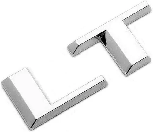 Miniatura 5 de 1 emblema de placa de identificación OEM LT compatible con Silverado Sierra Tahoe Suburban Glossy (2007-2018 negro)