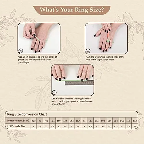 Miniatura 6 de Anillo de piedra de energía "BREEZE" con piezas giratorias de Cobre.