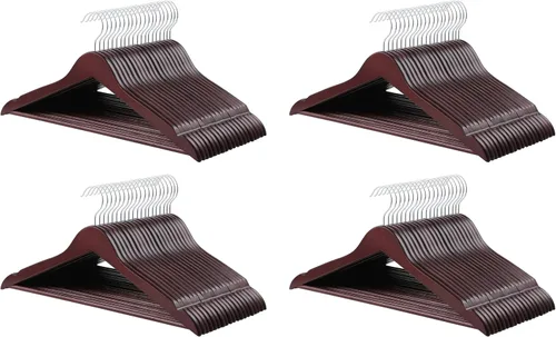 Miniatura 11 de Amazon Basics Perchas de madera para trajes, paquete de 30, color negro