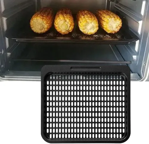 Miniatura 4 de Bandeja de cocina cuadrada de 10 x 9 pulgadas para freidora de aire extraíble para Instant Vortex Plus10 Qt, bandeja antiadherente para freidora