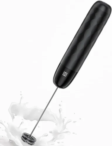 Maestri House Espumador de Leche Recargable, LunaFro Mini Creador de Espuma Eléctrico de Mano, Batidor de Acero Inoxidable Desmontable, Mezclador de