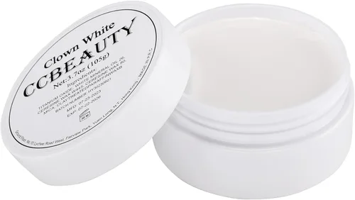 Miniatura 8 de CCbeauty Maquillaje de esqueleto de Halloween de 7.4 onzas, pintura facial en blanco y negro, kit de pintura facial profesional de gran capacidad