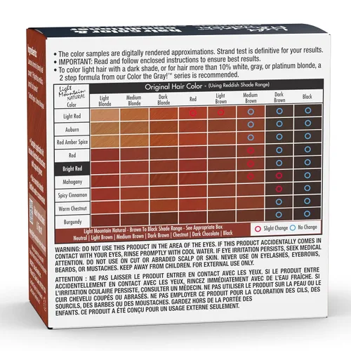 Miniatura 2 de Light Mountain Tinte y acondicionador de cabello de henna, tinte para el cabello rojo brillante para hombres y mujeres, polvo orgánico de hoja