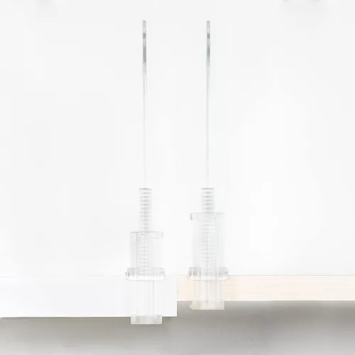 Miniatura 3 de J&V TEXTILES Divisor y separador de estante de armario de acrílico, ideal para almacenamiento y organización en dormitorios, baños, estantes