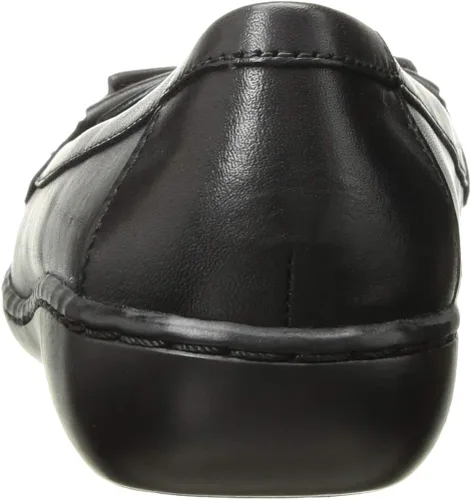 Miniatura 3 de Clarks Mocasines Ashland Bubble para mujer, Cuero negro
