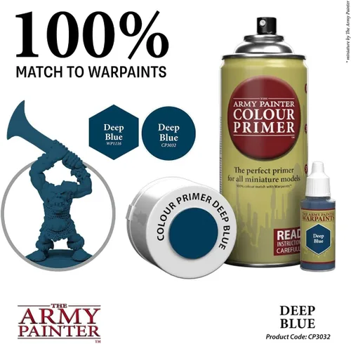 Miniatura 3 de The Army Painter Pintura en aerosol de imprimación de color, capa base acrílica en aerosol para pintura en miniatura, imprimación en aerosol