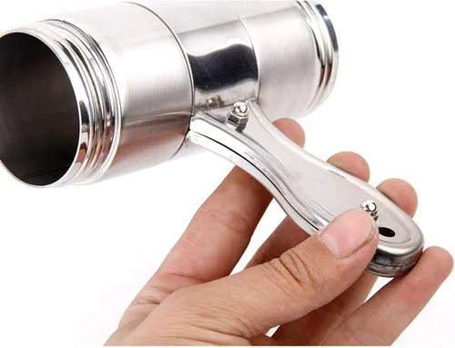 Miniatura 5 de Máquina manual para hacer pasta de fideos, herramienta de cocina de espagueti, máquina de prensa de acero inoxidable, máquina de prensa para pasta